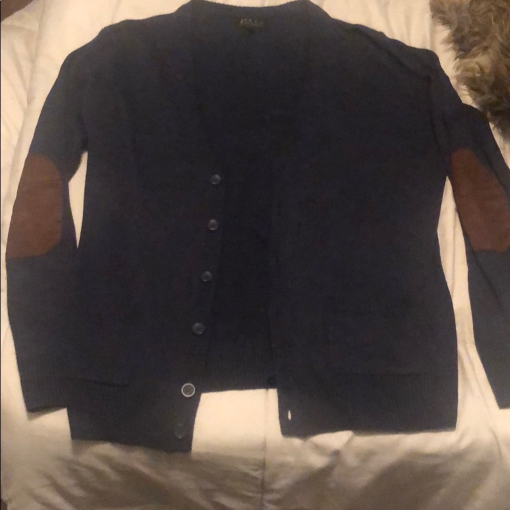Blue cardigan